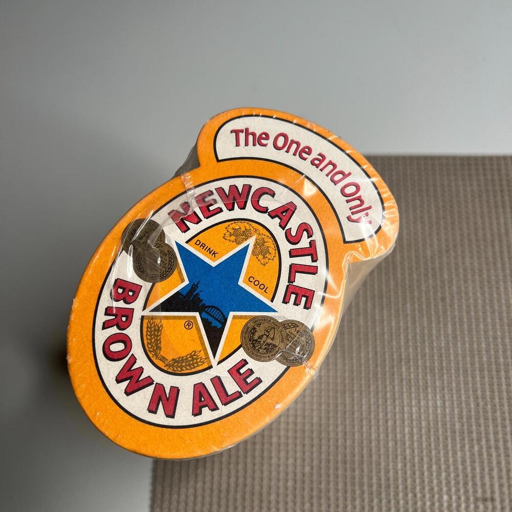 Newcastle Brown Ale Beer Coasters Sealed Pack Vintage Bar Pub Drink Mat Set